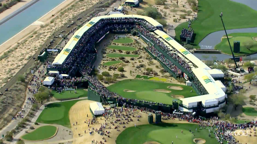 The 16th Hole at TPC Scottsdale