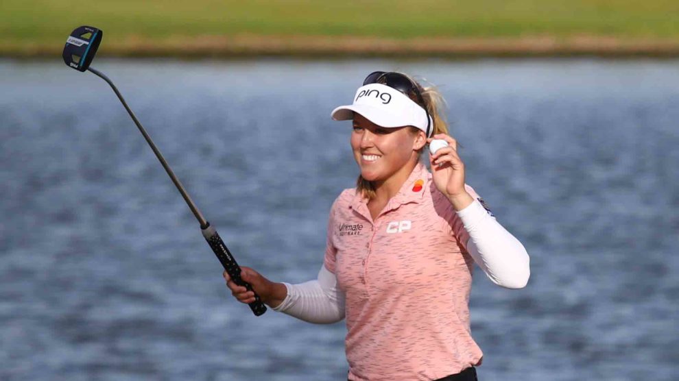 A photo of golfer Brooke Henderson