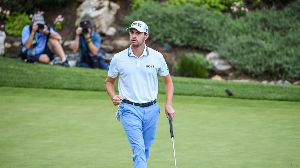 A photo of golfer Patrick Cantlay at the 2021 BMW Championship