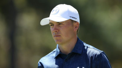 A picture of golfer Jordan Spieth in 2017