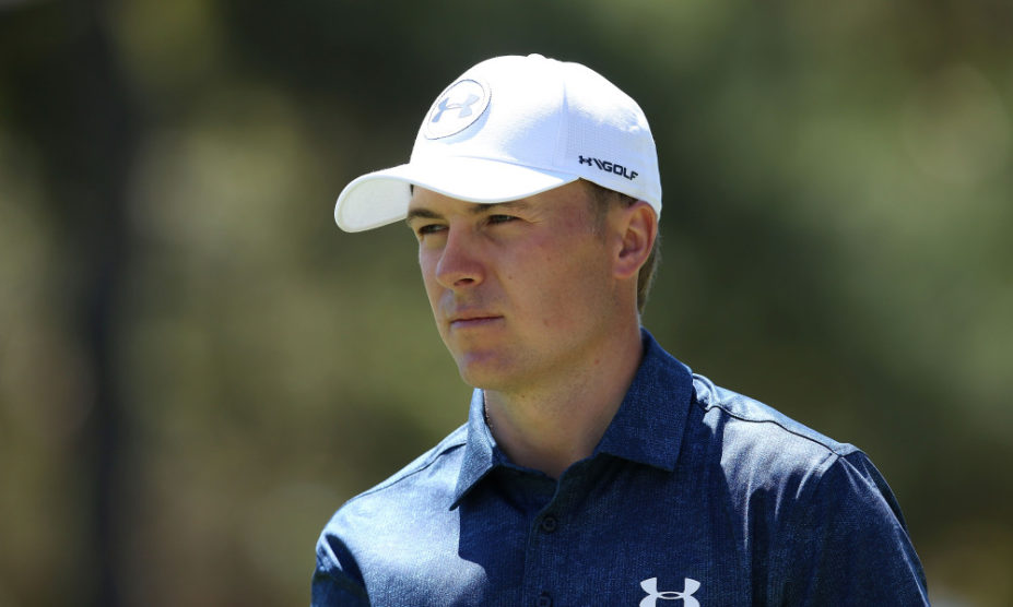 A picture of golfer Jordan Spieth in 2017