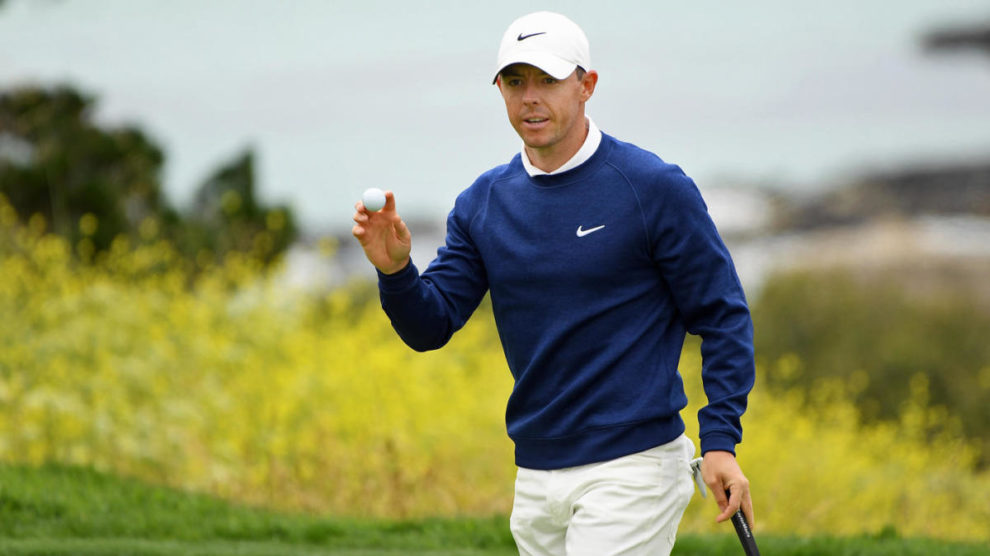 A picture of golfer Rory McIlroy