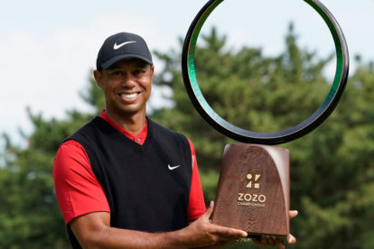 A photo of golfer Tiger Woods