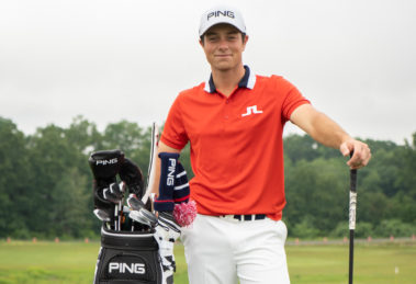 A photo of golfer Viktor Hovland