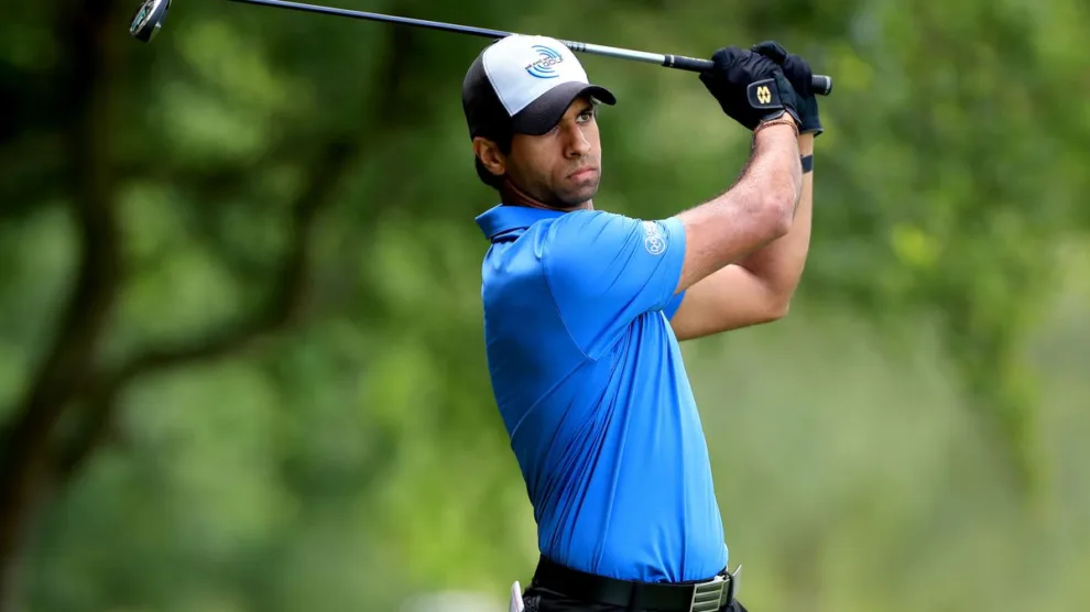 A photo of golfer Aaron Rai