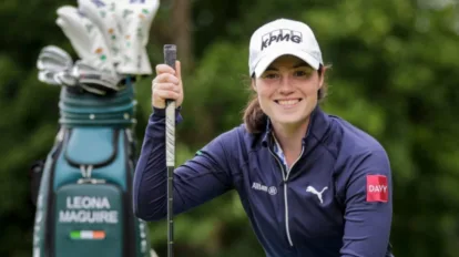 A photo of golfer Leona Maguire