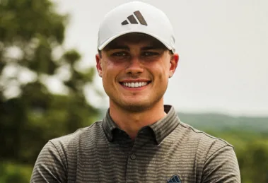 A photo of golfer Ludvig Aberg