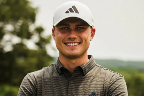 A photo of golfer Ludvig Aberg